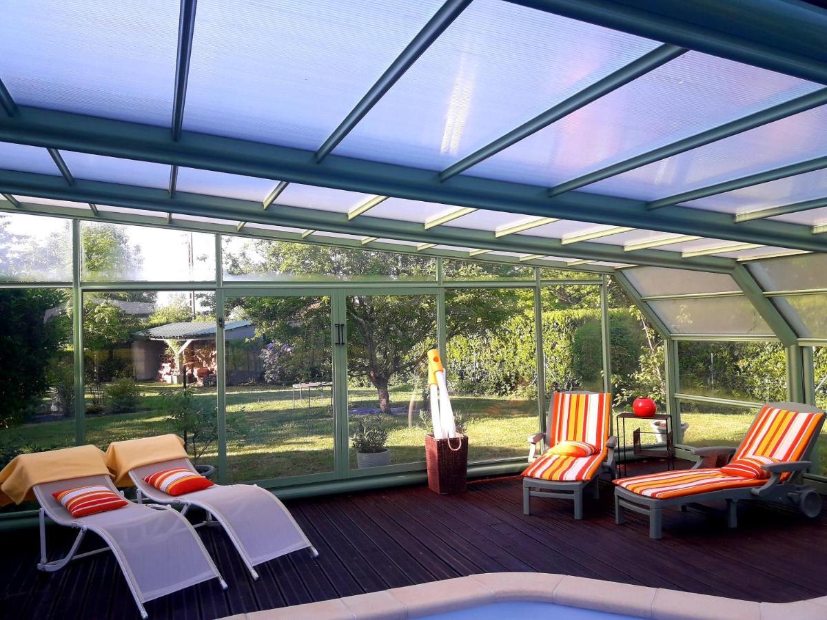 Chambre D'Hote Avec Piscine Couverte Coulaines Eksteriør bilde